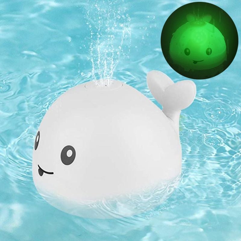 BabyWhale™ - Jouets de bain lumineux pour bébés | bébé - L’atelier des éveils