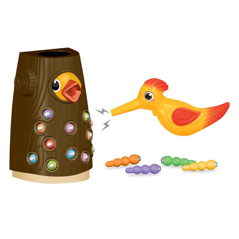 FeedingBird™ - Jouets magnétique attrape - ver | Jeux enfants - L’atelier des éveils